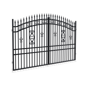 Oliver 3 m Svart – Dubbelgrind med robust kvalite