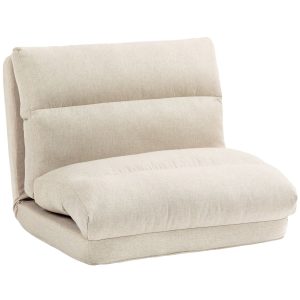 3-i-1 Golvstol – Justerbar Vilostol, Solstol och Säng i Elegant Design