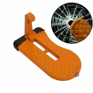 Vikbart bilfotsteg i aluminium för taklast