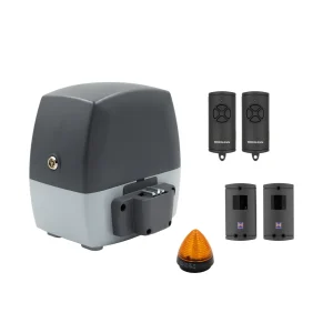 HÖRMANN LineaMatic motor till skjutgrind 6 m 300 kg + fotoceller med lampa + 2 fjärrkontroller