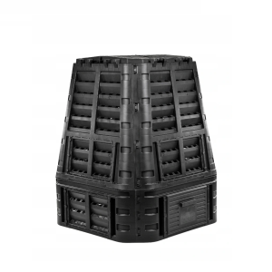 Kompostfack 850 liter svart