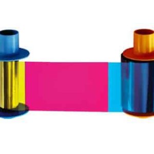 Färgband  Fargo 45614 YMCKOK Half-Panel Colour Ribbon (650 Prints)