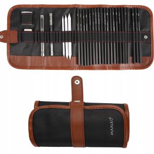 Skissset Ritning Professionell 29-i-1 Kolpennor