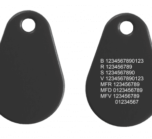 Kombitagg EM4200/Mifare1k Std.Nr Svart Uranus Plus