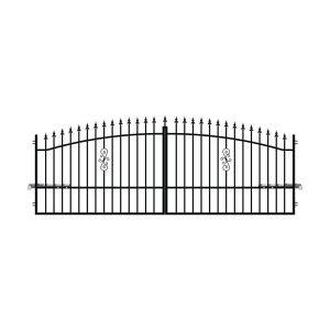 Automatisk Dubbelgrind av smide IVÖSJÖN 150×400 cm