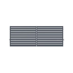 Dubbelgrind VÄNERN 4×1,5 m med automatisk