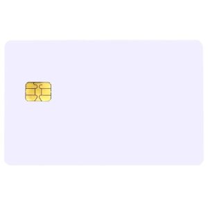 FM 5542 Kontaktchip kort (100 pack) Blankt Vitt kort 100 Pack