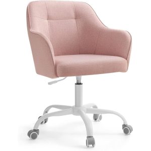 Rosa Kontorsstol Fåtölj – Komfort och Stil för Hemma och Kontoret
