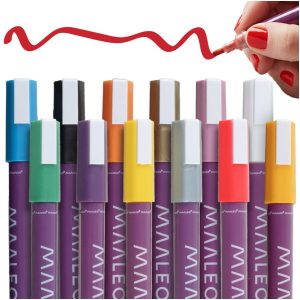 Färgkraft 12-pack Akrylpennor