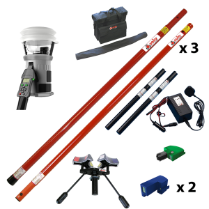 Provkit Testifire 2001 provningshöjd 7,3 m (Värme + CO + Rök) – Väskor & Nedtagare