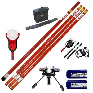 Solo 312  provningshöjd  7,3 m – Rök + Värme – Extra ES3, Nedtagare & Väskor