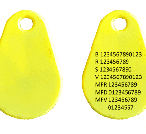 Kombitagg EM4200/Mifare1k Std.Nr Gul Uranus Plus